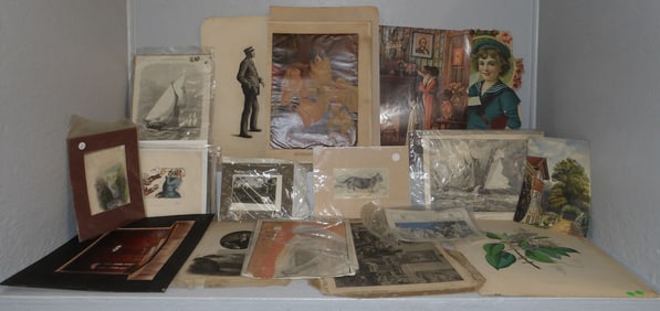 Lot of Unframed Prints