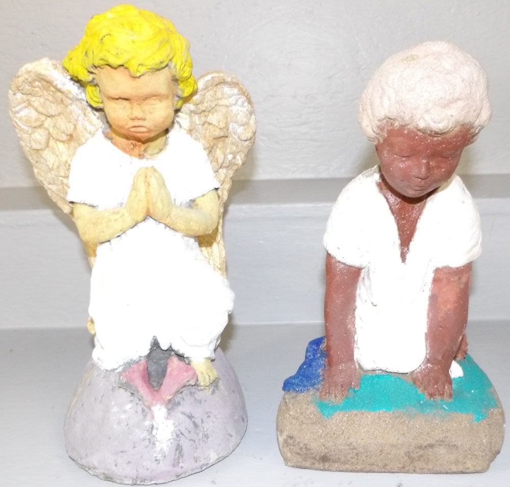 Two Concrete Yard Ornaments (1 of 3)