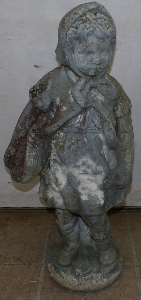 Cast Concrete Statue (1 of 3)
