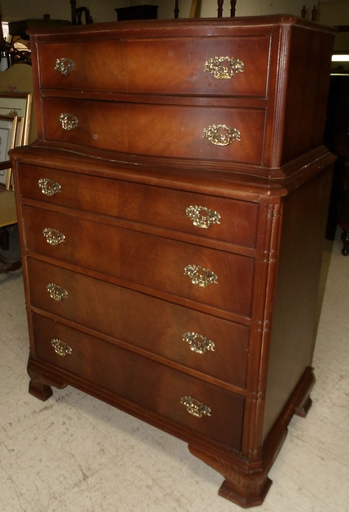 Mahogany Six Drawer Chest by White Furniture (1 of 5)