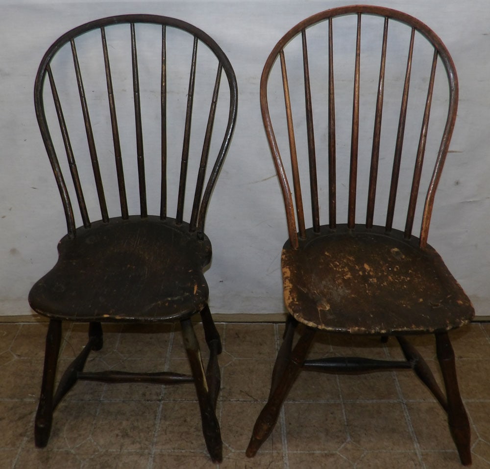 Two 19th Century New England Windsor Side Chairs (1 of 4)