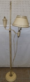 Painted Metal Floor Lamp
