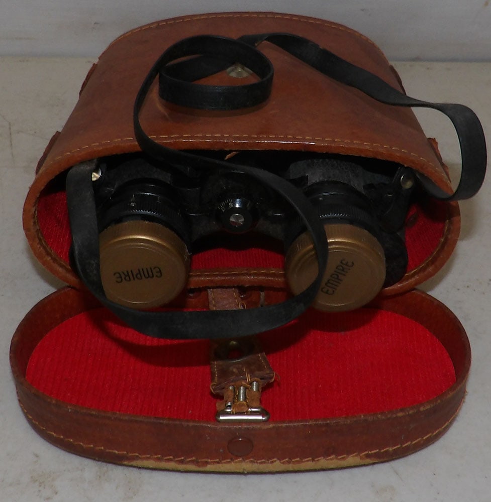 Vintage Binoculars in Leather Case (1 of 5)