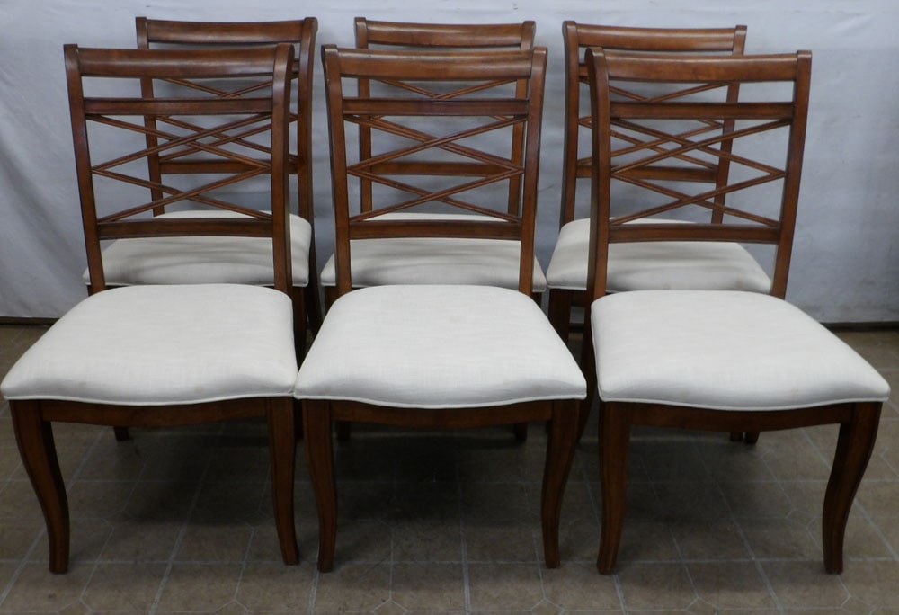 Set of Six Mahogany Dining Chairs (1 of 4)