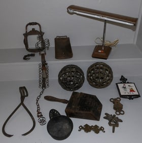 Lot of Metal & Cast Iron Items