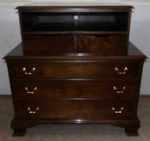 Cherry Two Over Three Drawer Chest by Waterford Furniture Company, Lynchburg, VA