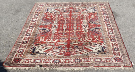 9' 1" x 10' 6" Hand Made Oriental Rug