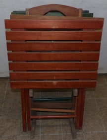 Lot of Painted Wood TV Tables