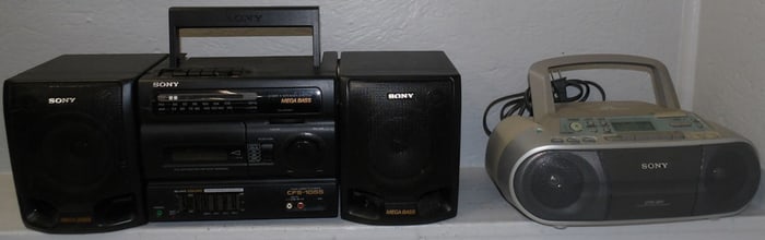 Vintage Sony Boombox & Radio Music Player