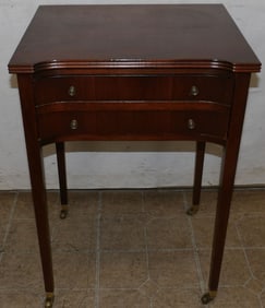 Mahogany One Drawer Stand