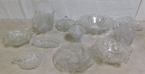 Lot of Press Glass Items