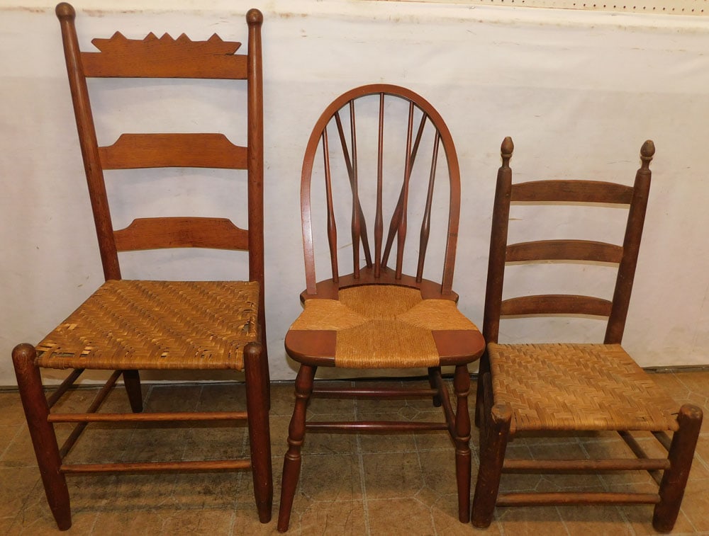 Three Antique Side Chairs (1 of 4)