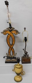 Three Decorative Lamps