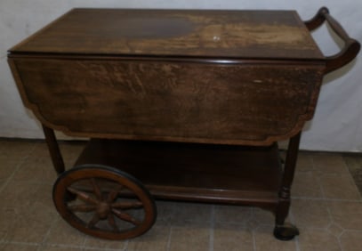 Mahogany Tea Cart by Henkel Harris