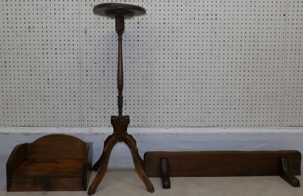 Pine Plant Stand Shelf & Table Top Stand (1 of 4)