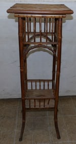 Antique Bamboo Plant Stand