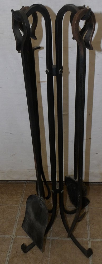 Set of Wrought Iron Fire Tools (1 of 4)