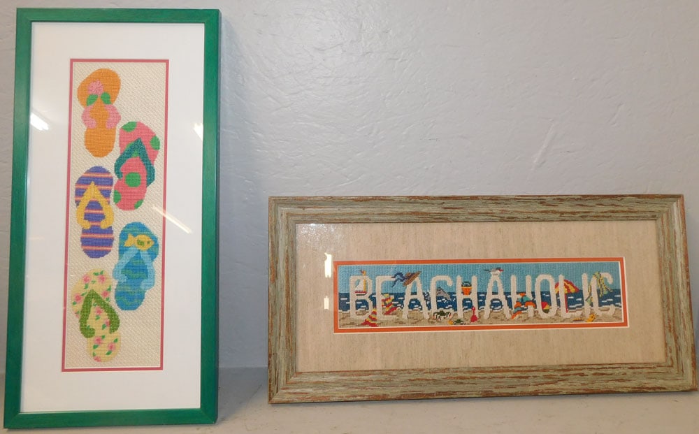 Two Framed Needleworks (1 of 4)