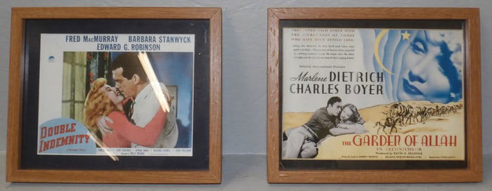 Two Framed Posters