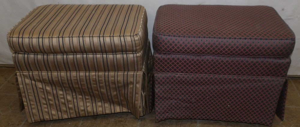 Two Upholstered Ottomans (1 of 3)