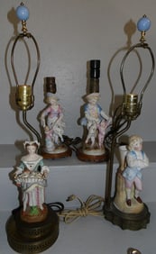 Lot of Porcelain Lamps