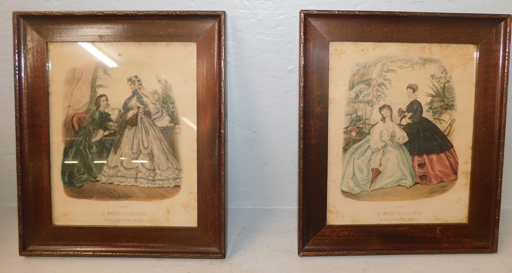 Two Framed Fashion Prints (1 of 6)