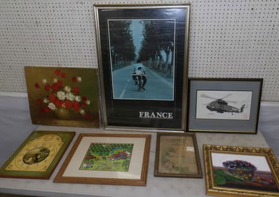 Lot of Framed Art