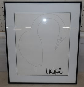 Framed Modern Print Artist Signed