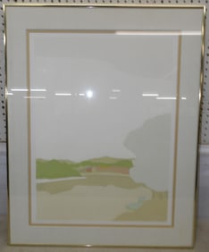 Framed Modern Print Artist Signed