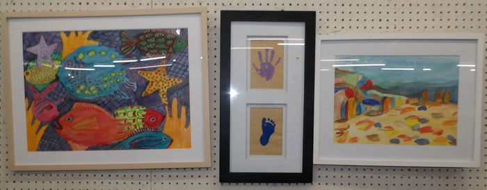 Three Framed Watercolors