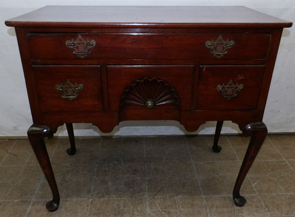 19th century mahogany lowboy (1 of 8)