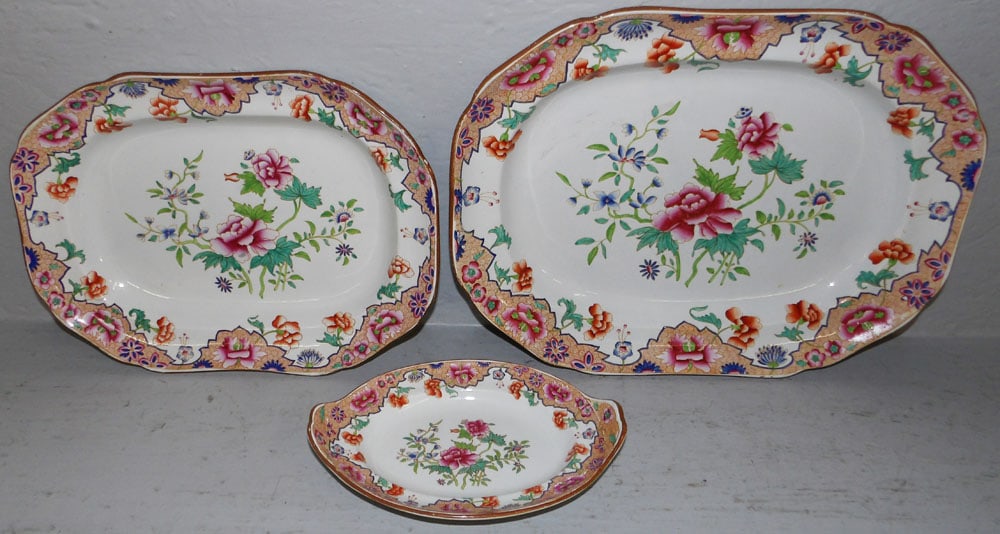 Two Spode Platters & Small Spode Tray (1 of 5)