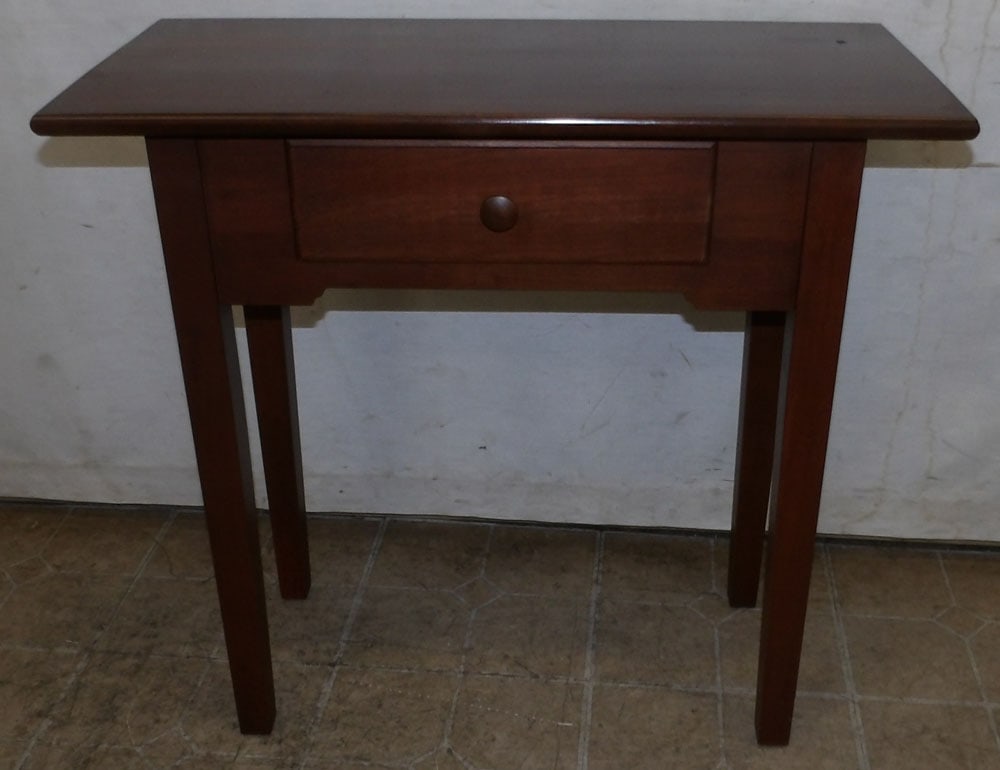 cherry one drawer console (1 of 6)