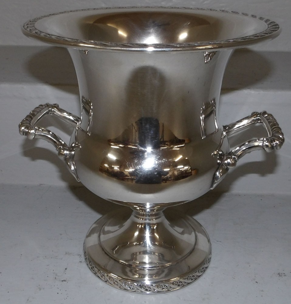 silver plated champagne bucket (1 of 4)