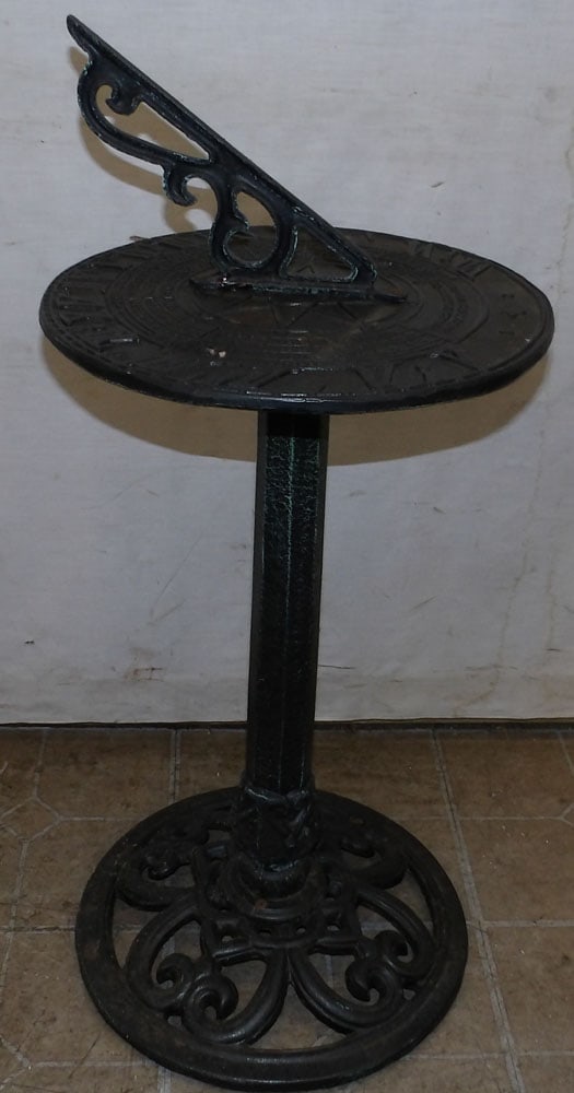 painted cast iron sun dial (1 of 5)