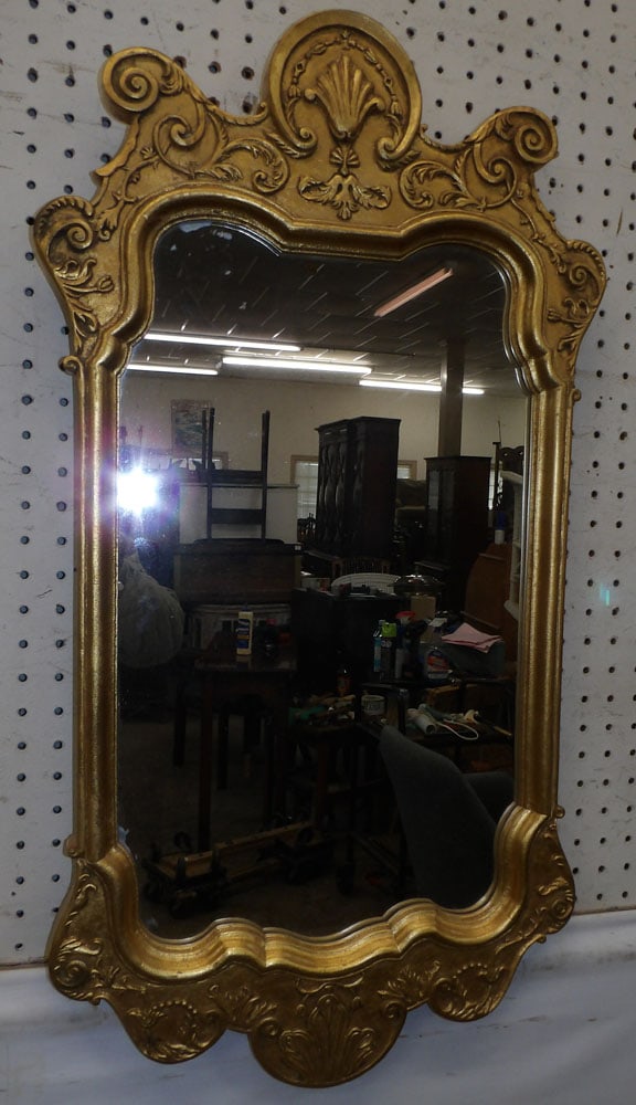 ornate gilded frame mirror (1 of 4)