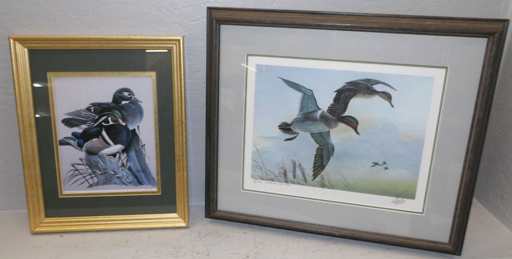 Two Duck Prints Pencil Signed & Numbered (1 of 7)