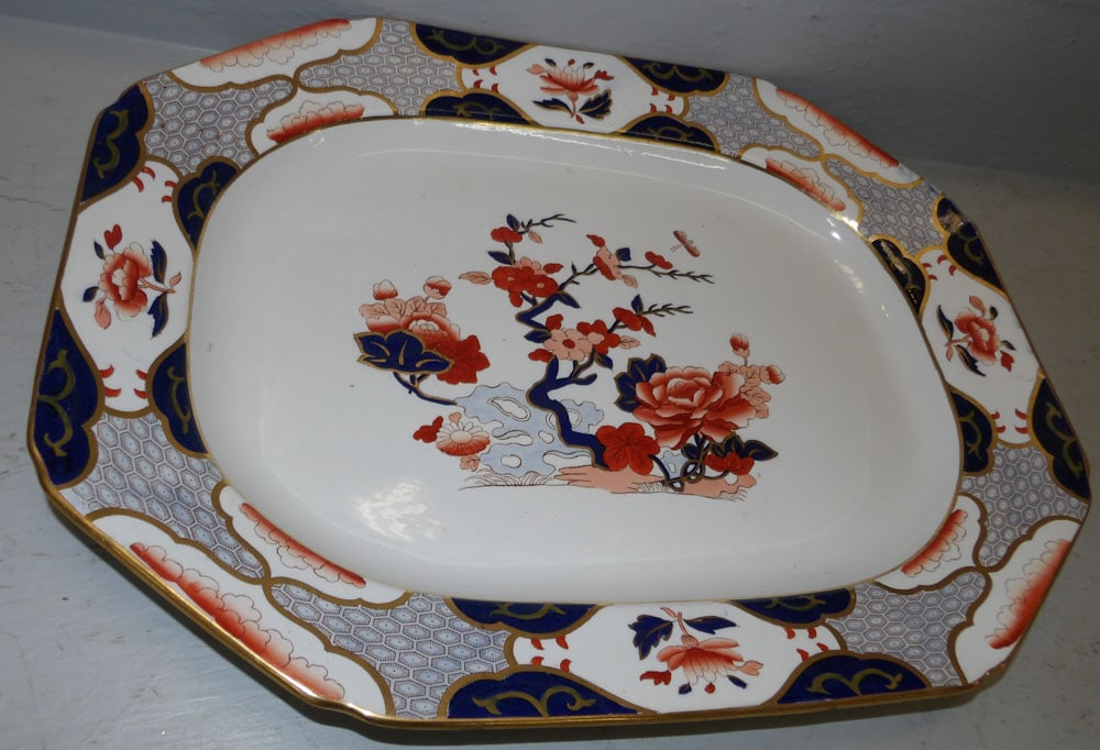 Antique Imari Porcelain Platter (1 of 4)