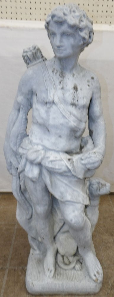 Cast Concrete Grecian Style Figural Statue (1 of 7)