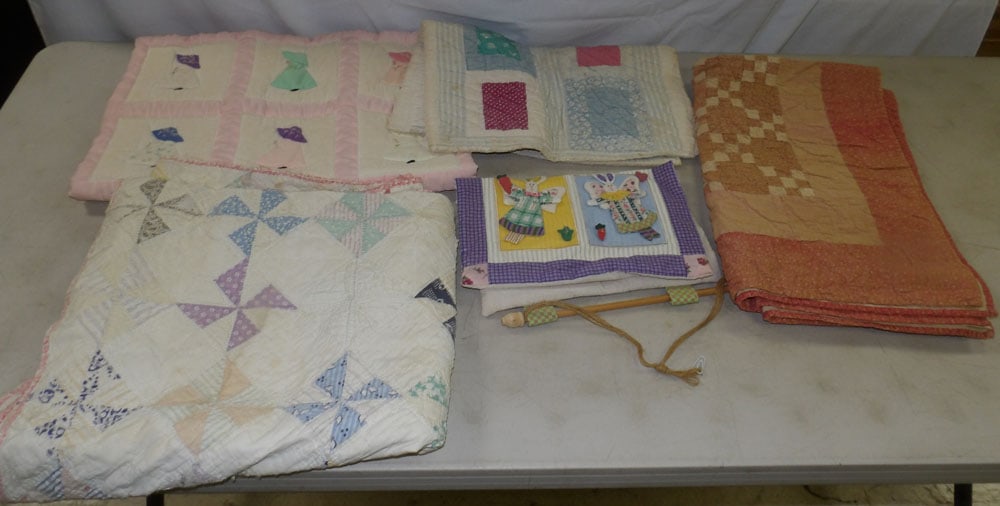 lot of handmade quilts (1 of 3)