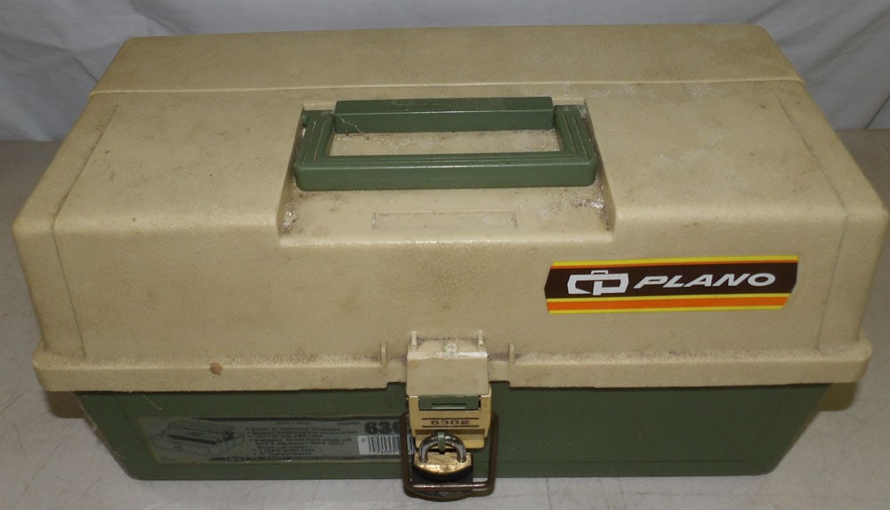 lot of vintage "plano" tackle box (1 of 4)