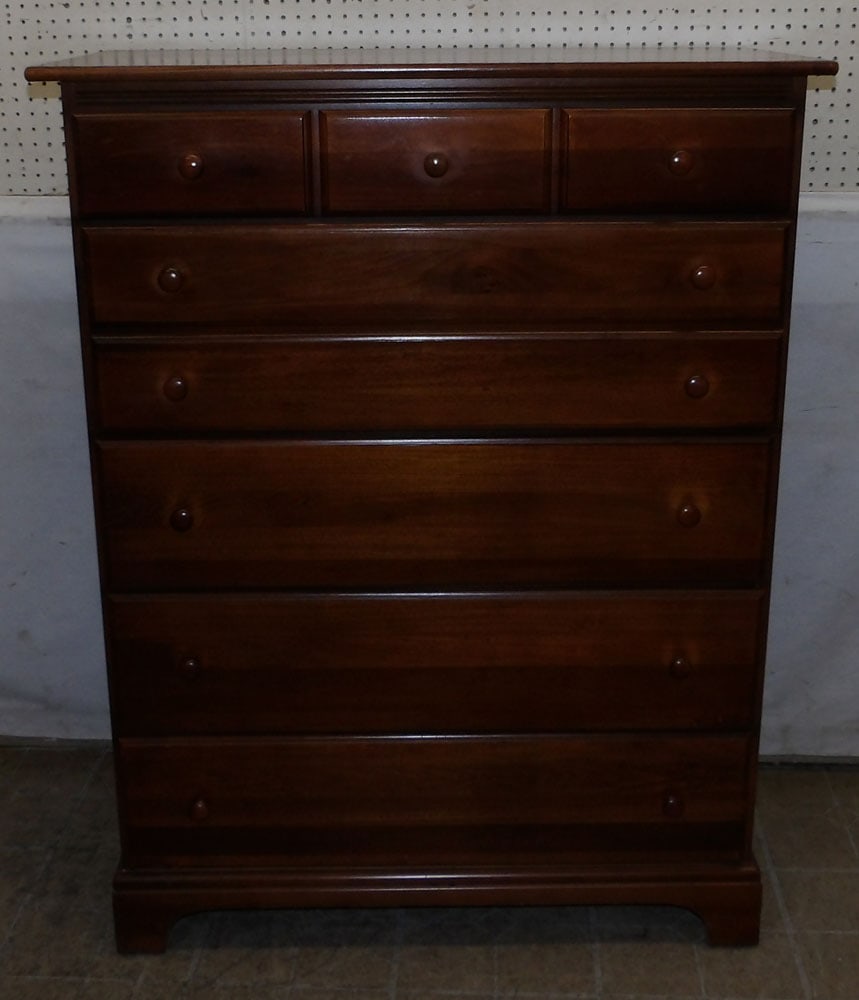 Cherry Five Drawer Chest (1 of 3)