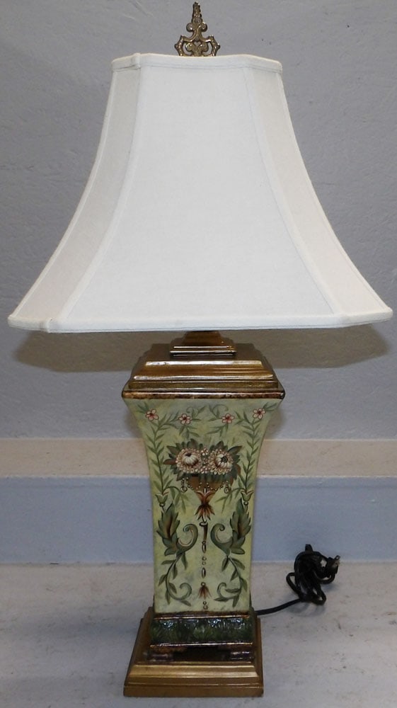 Hand Painted Resin Decorative Lamp (1 of 3)