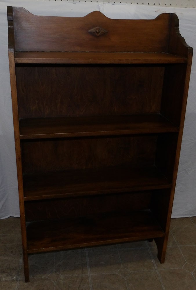Antique Walnut Bookshelf (1 of 3)