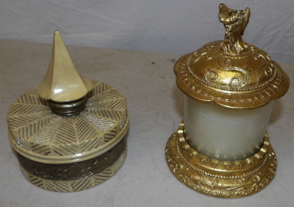 Decorative Box & Candleholder (1 of 2)