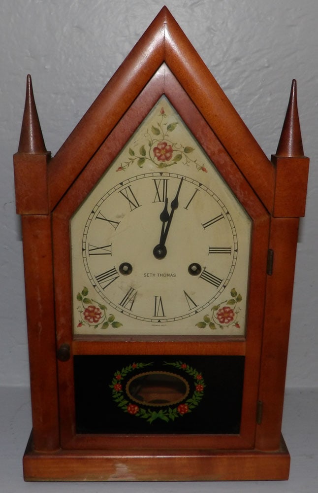Cherry Seth Thomas Shelf Clock (1 of 6)