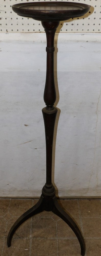 Mahogany Dish Top Fern Stand (1 of 3)