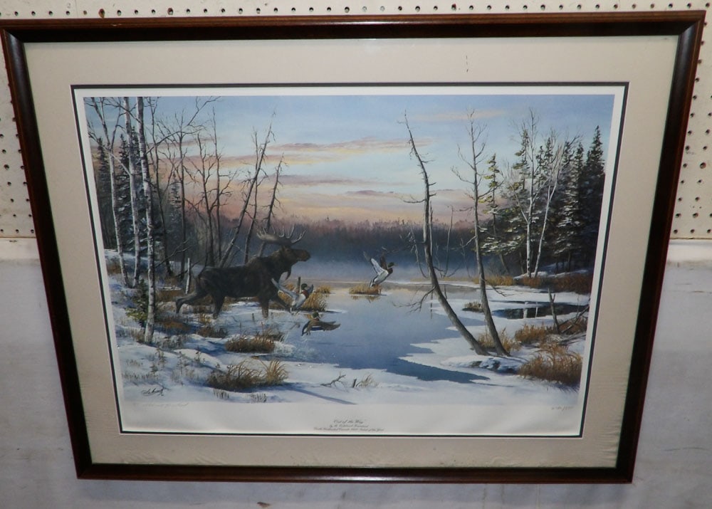 Pencil Signed Duck Print (1 of 5)