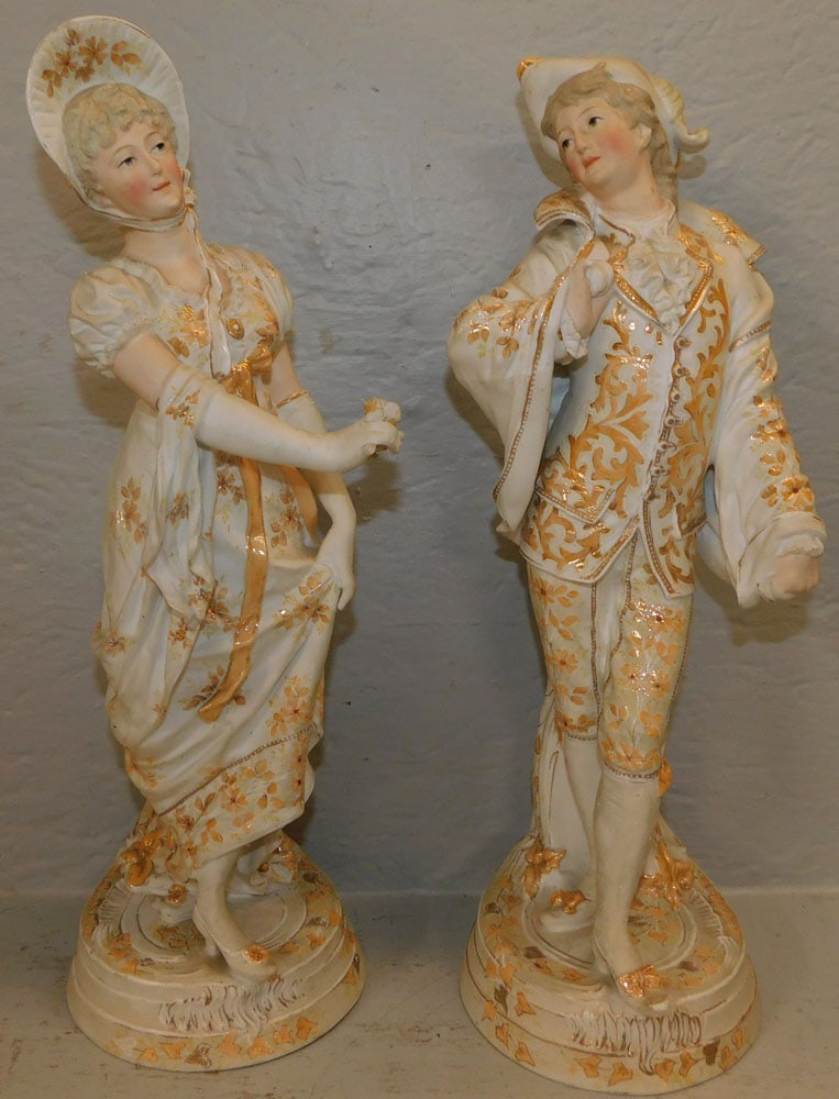 Pair of Bisque Figurines (1 of 6)