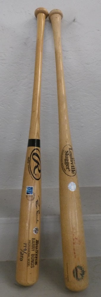 Two Baseball Bats, (One Signed Barry Bonds) (1 of 3)